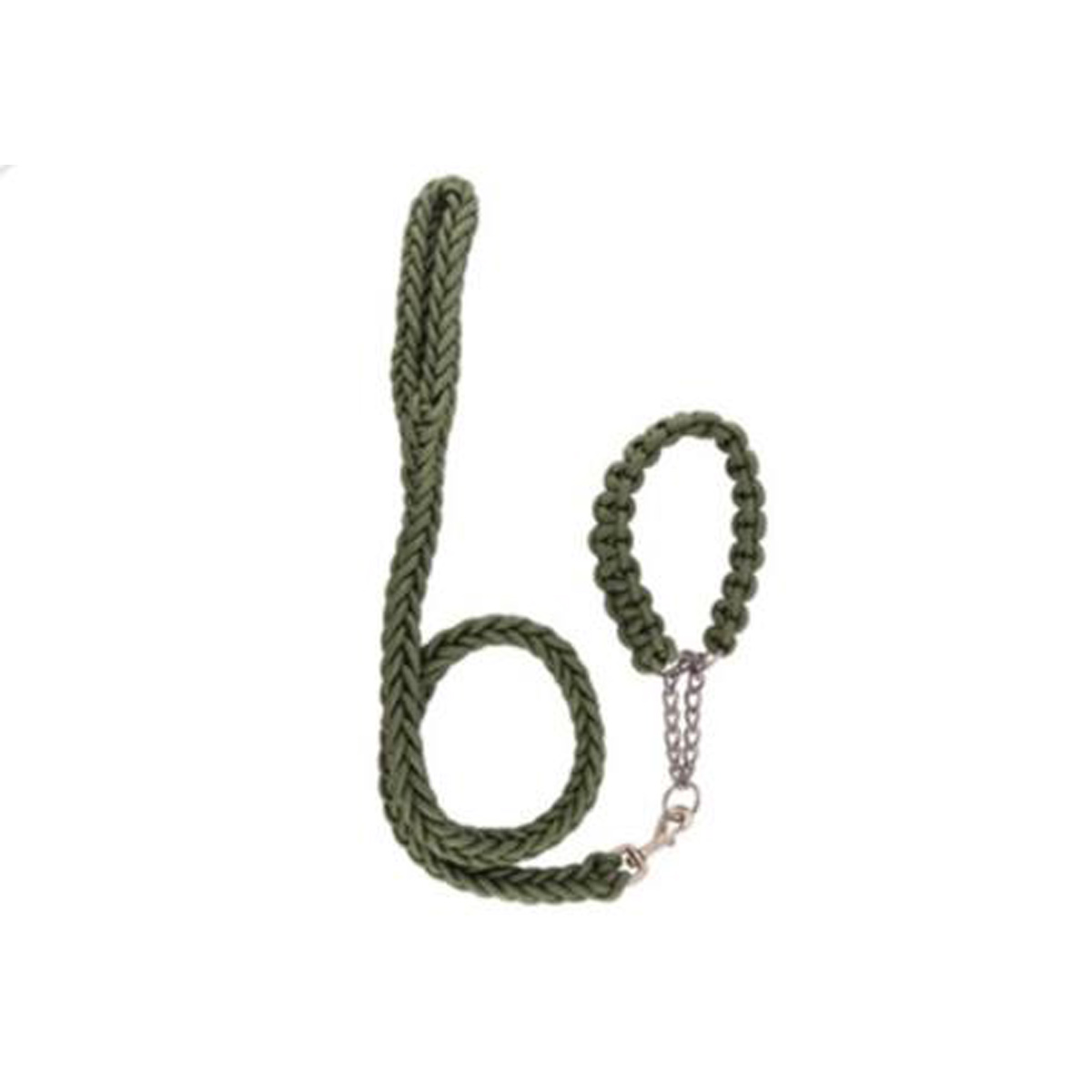 Pet-choice-large-green-rope-dog-leash-with-collar-for-large-dogs-1-pc
