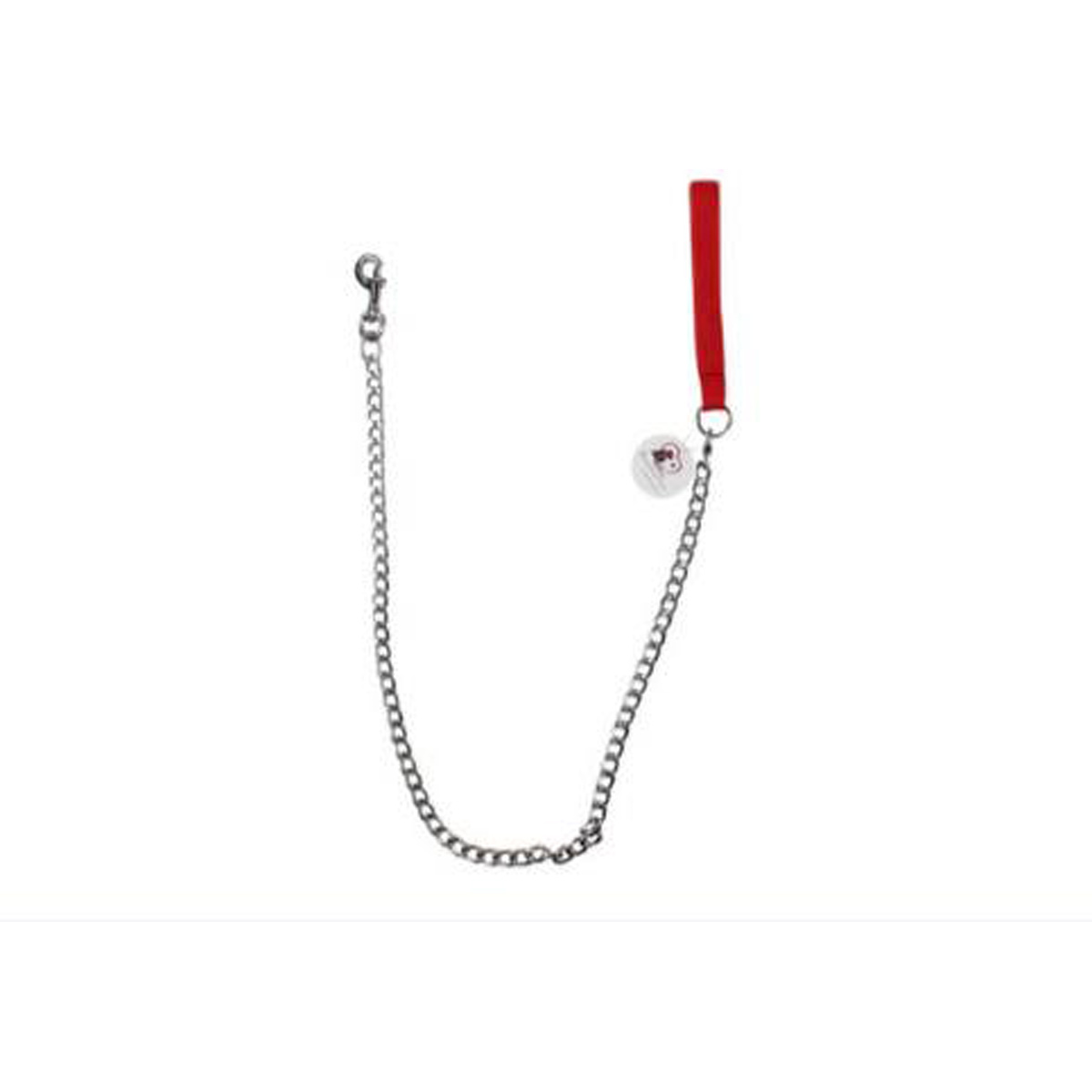 Red-and-silver-125-cm-chain-dog-leash-1-pcs