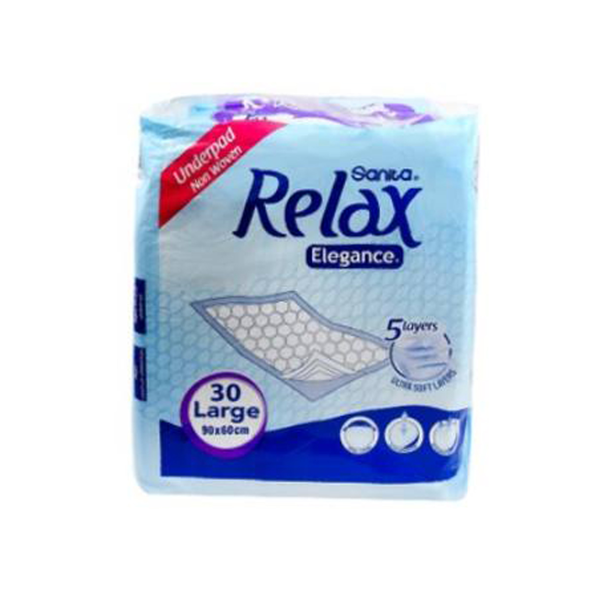Sanita-relax-elegance-large-non-woven-pads-30-per-pack